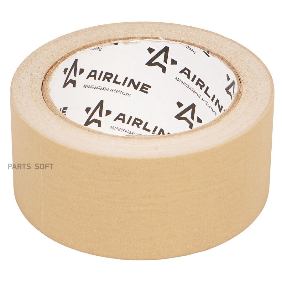 Скотч малярный термостойкий 48 ммх40 м "AIRLINE" (коричневый) (110°C) - AIRLINE None None